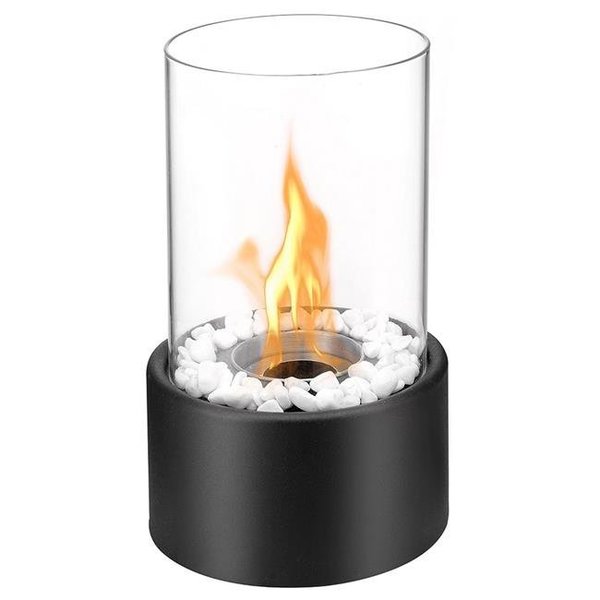 Moda Flame Moda Flame ET7001BLK-MF Ghost Tabletop Firepit Ethanol Fireplace; Black ET7001BLK-MF